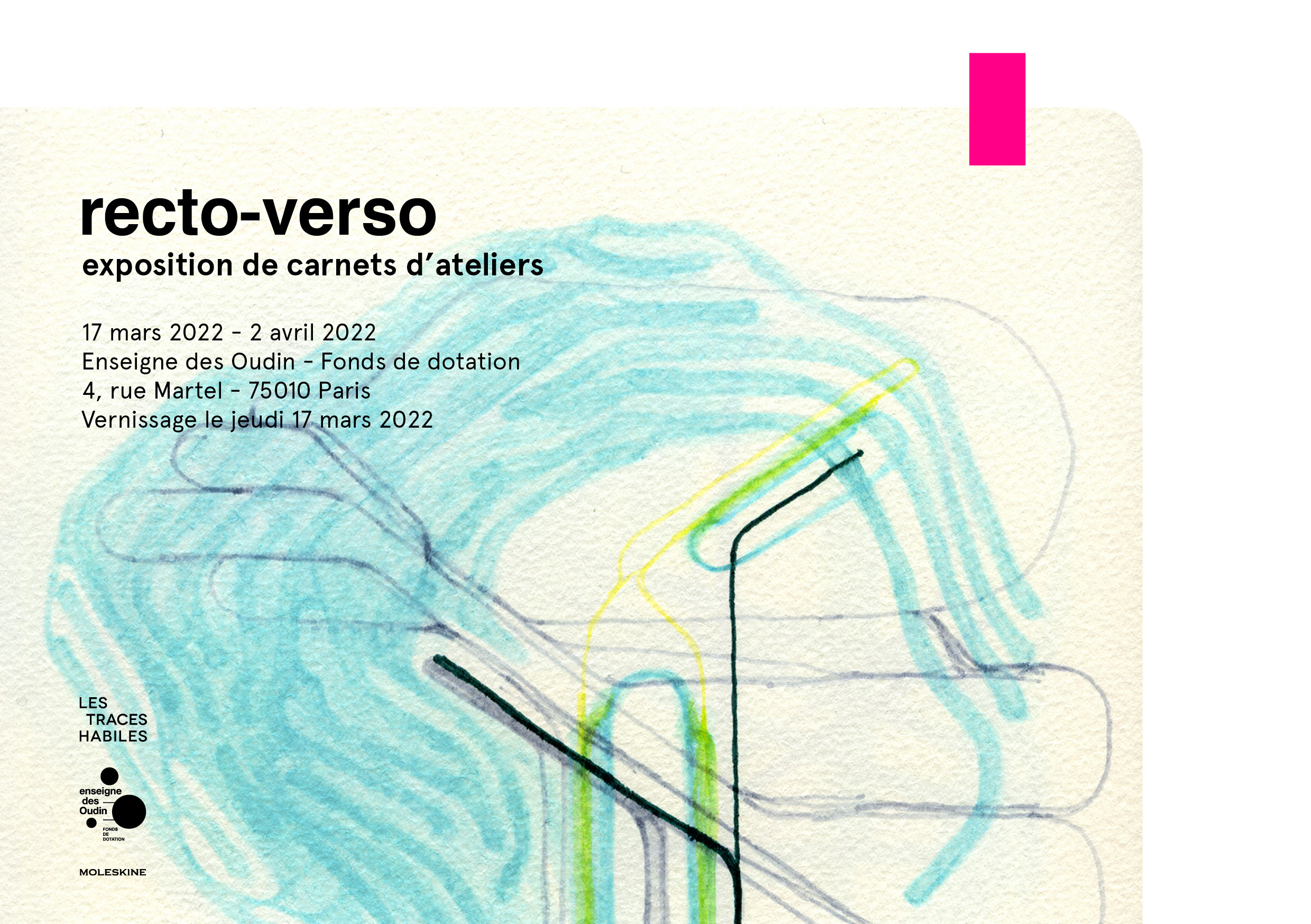 Recto-verso, exposition de carnets d’ateliers